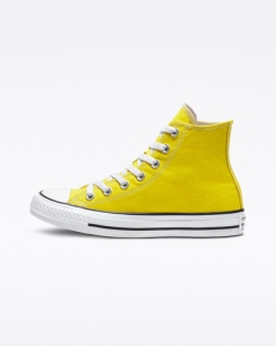 Converse Chuck Taylor All Star Seasonal Color Női Magasszárú Sárga | WTBVLHQ-HU